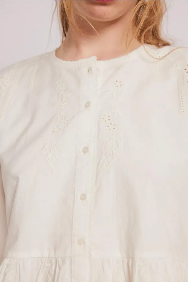 Women Occasion Wear Damson Madder Gretchen Blouse 8211 White