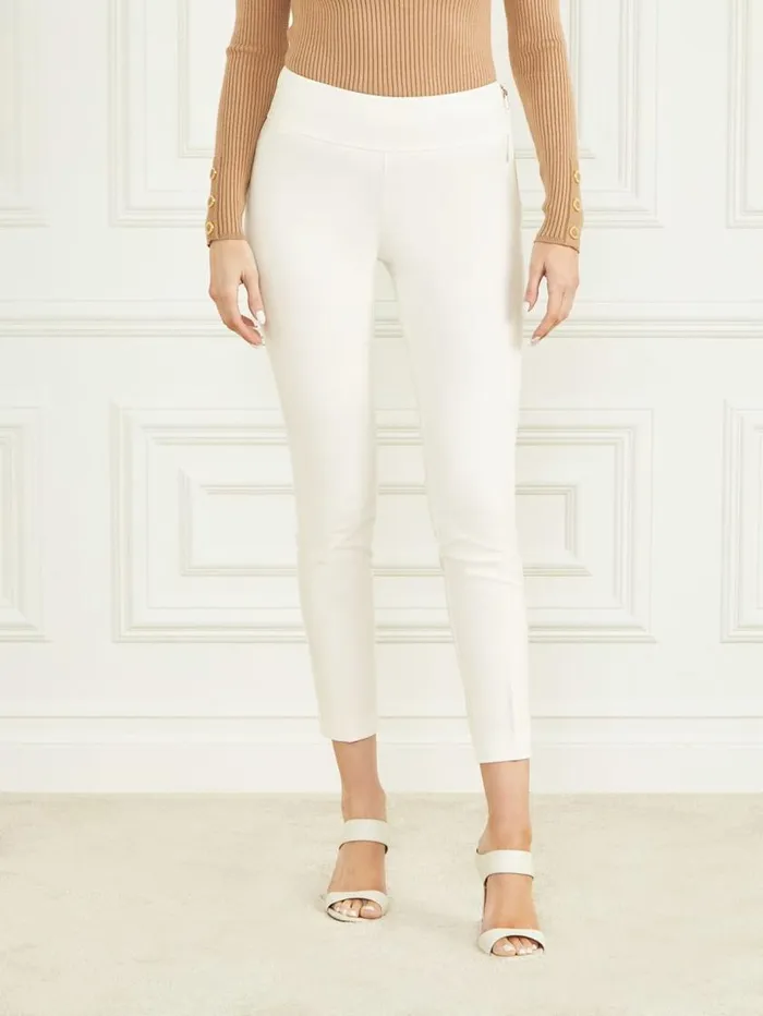 Women Olivia Skinny Pant Macadamia Marciano Bottoms