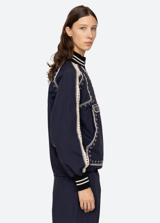 Women Outerwear Sea New York Mille Windbreaker Navy