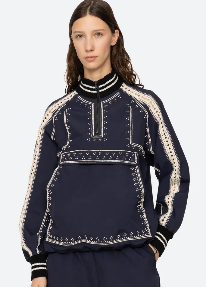 Women Outerwear Sea New York Mille Windbreaker Navy