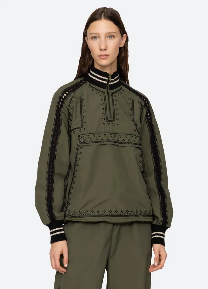 Women Outerwear Sea New York Mille Windbreaker Navy