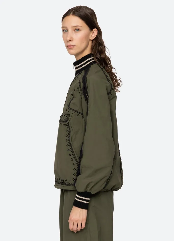 Women Outerwear Sea New York Mille Windbreaker Navy