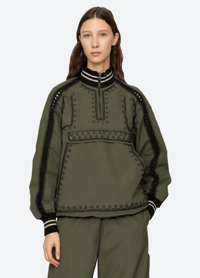 Women Outerwear Sea New York Mille Windbreaker Navy