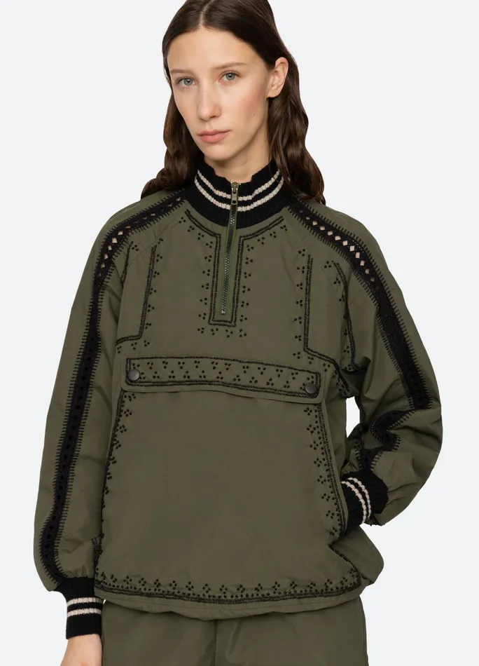 Women Outerwear Sea New York Mille Windbreaker Navy