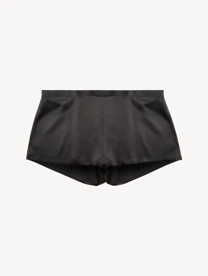Women Pajamas La Perla Black Silk Pajama Shorts