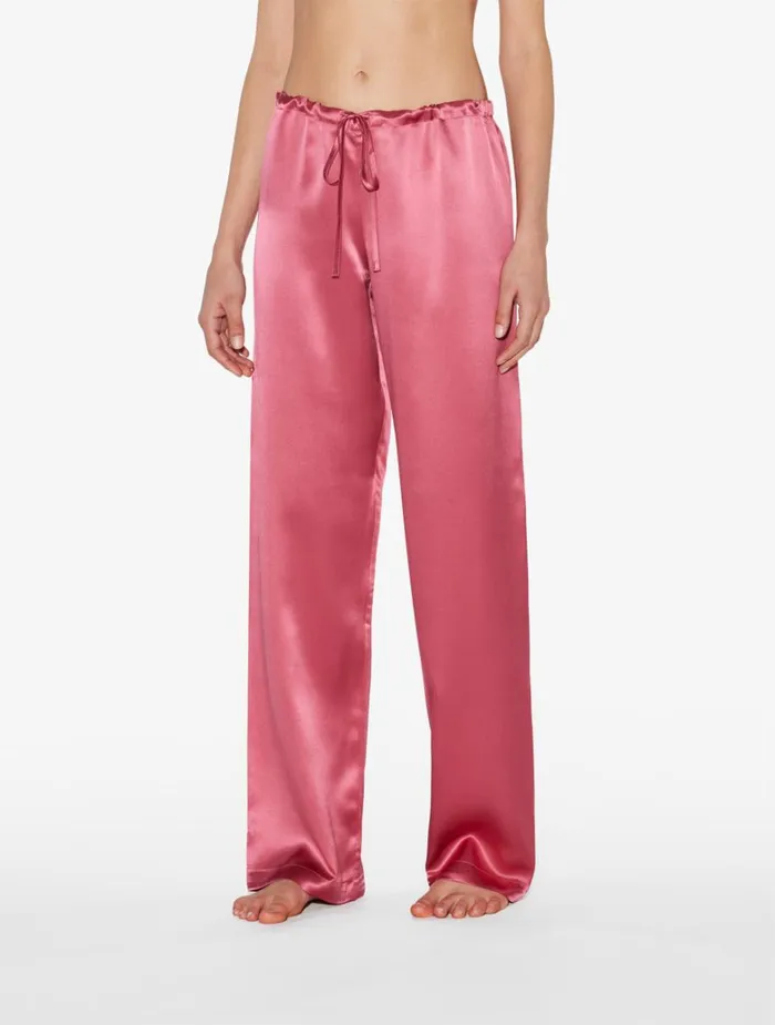 Women Pajamas La Perla Silk Pajama Set In Wild Orchid