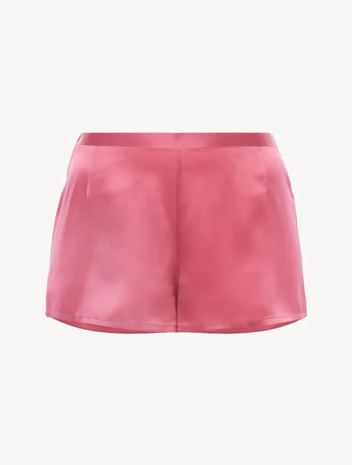 Women Pajamas La Perla Silk Shorts In Wild Orchid