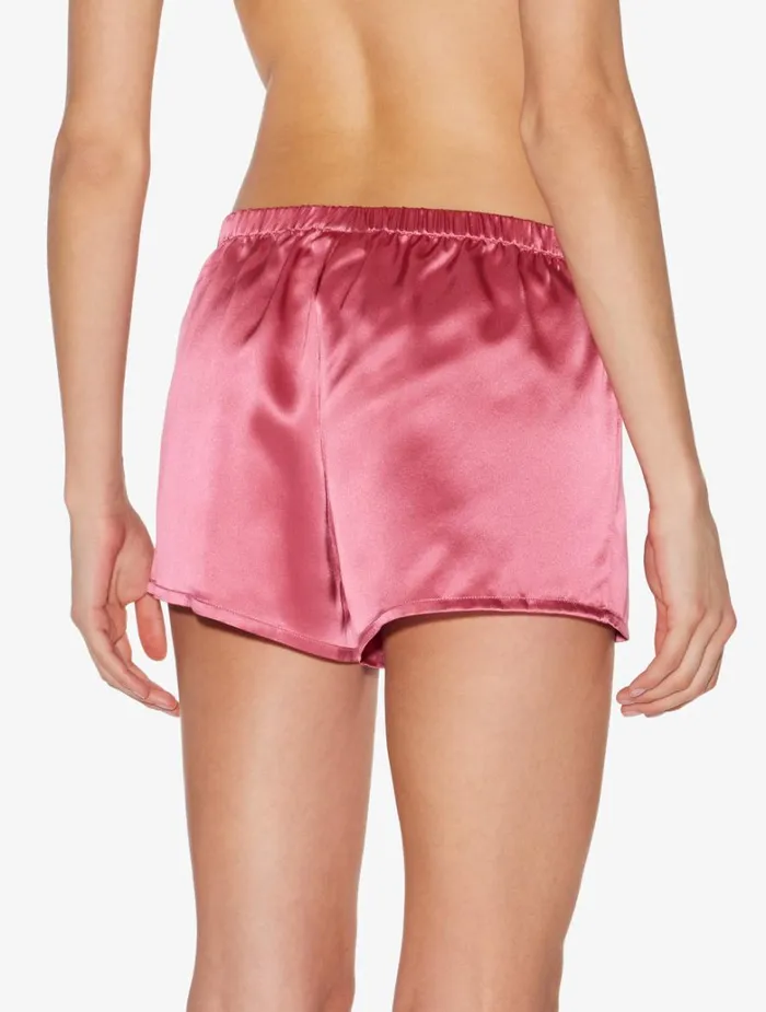 Women Pajamas La Perla Silk Shorts In Wild Orchid
