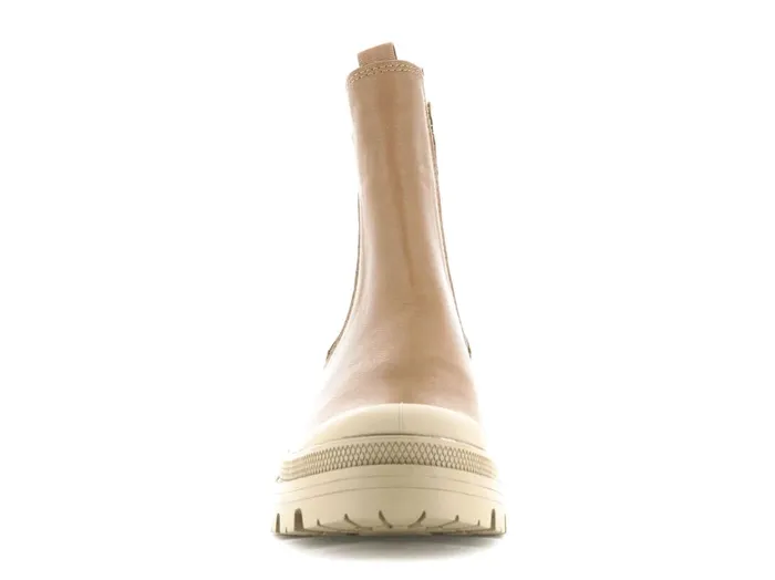 Women PALLABASE CHELSEA LEATHER Palladium Heel Boots