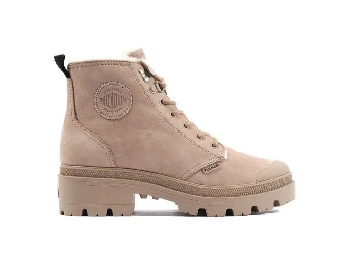 Women PALLABASE NUBUCK ZIP WL Palladium Boots