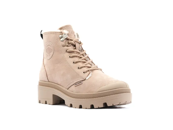Women PALLABASE NUBUCK ZIP WL Palladium Boots