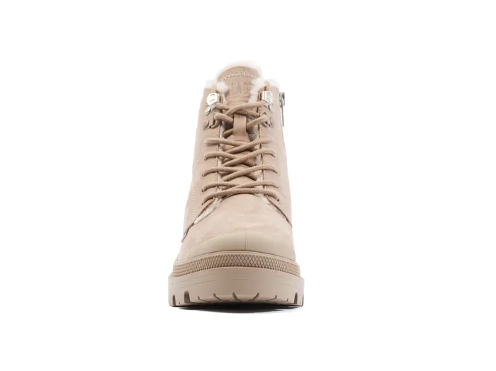 Women PALLABASE NUBUCK ZIP WL Palladium Boots