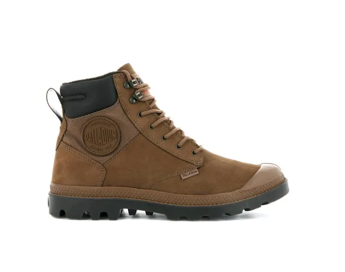 Women PAMPA SHIELD WP LUX Palladium Boots