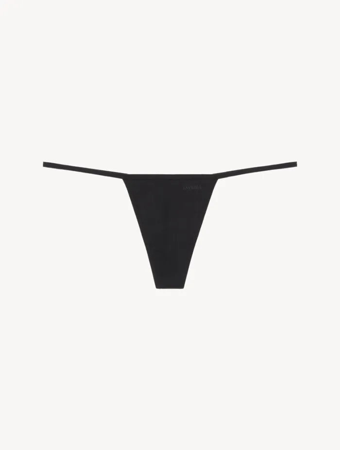 Women Panties La Perla Black Invisible Gstring