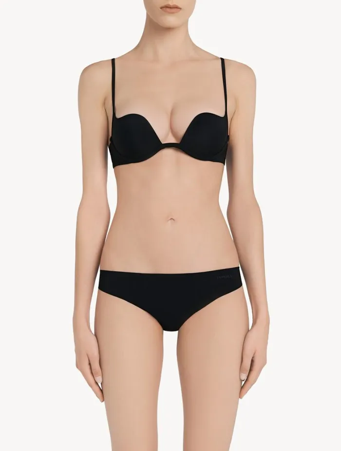Women Panties La Perla Black Lycra Brazilian Briefs
