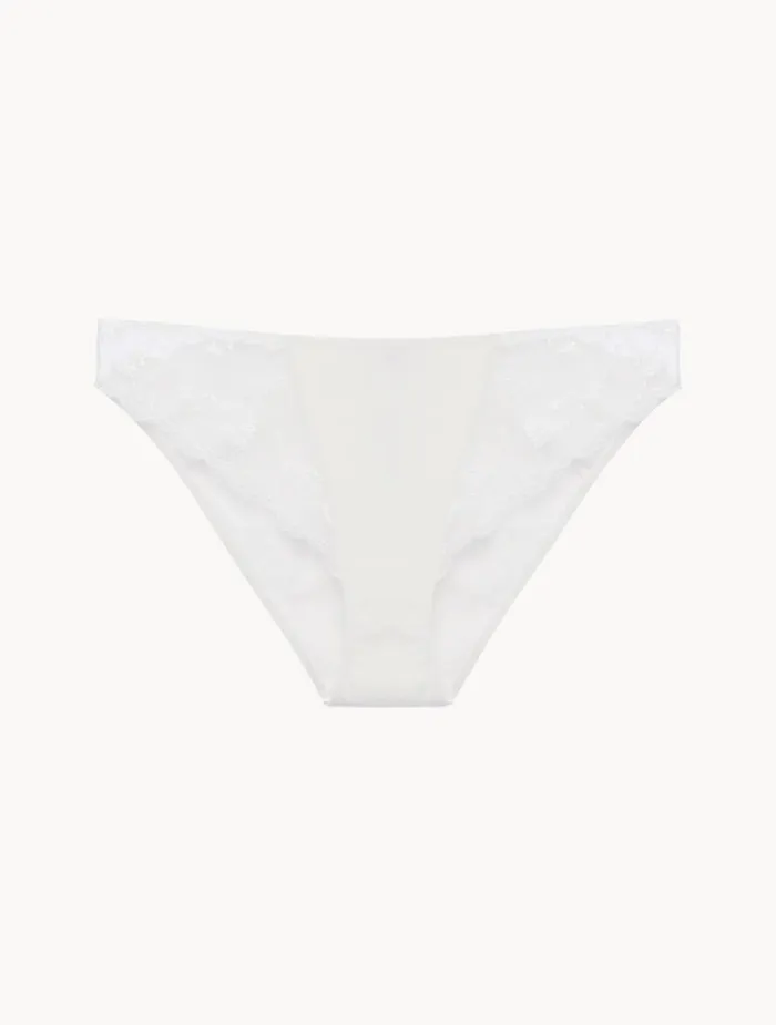 Women Panties La Perla Briefs In Lys With Embroidered Tulle