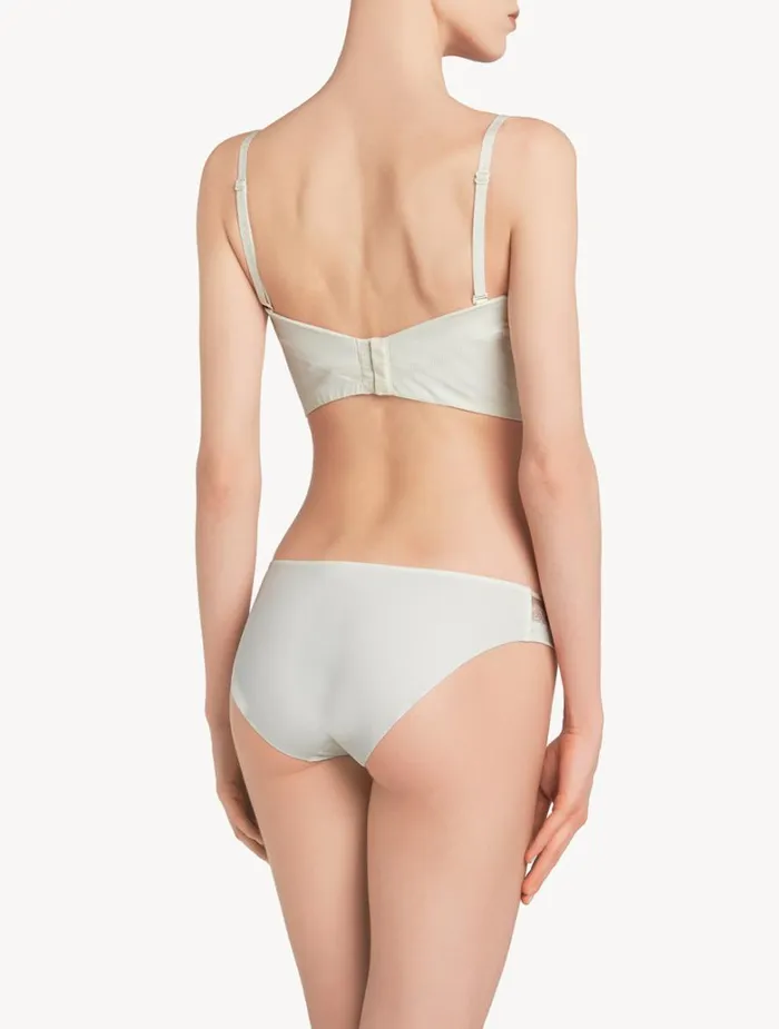 Women Panties La Perla White Mid Rise Briefs