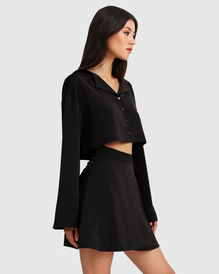 Women Pants and Skirts Belle and Bloom Before You Go Skirt 8211 Black
