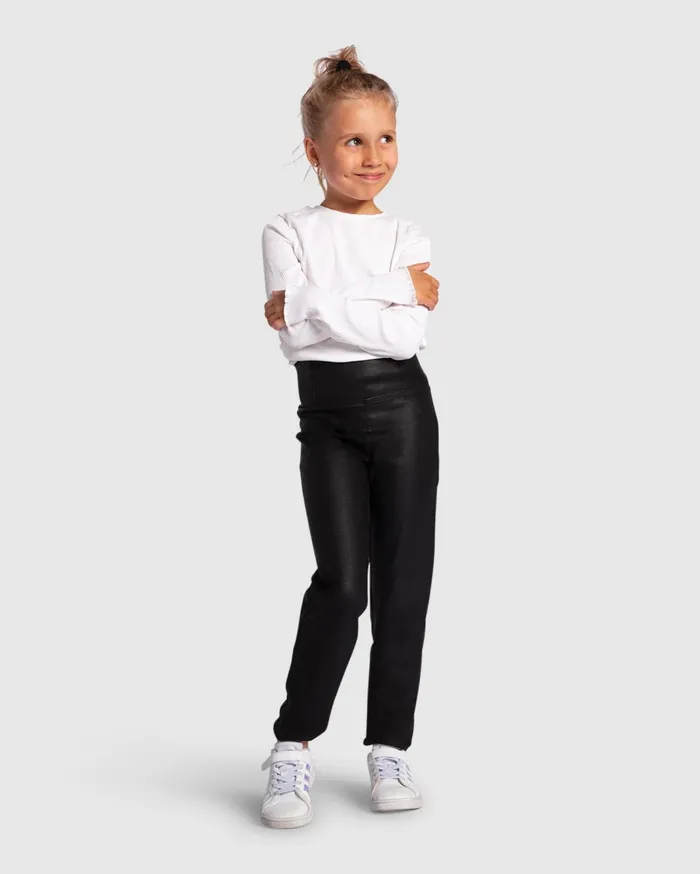 Women Pants and Skirts Belle and Bloom City Slicker Mini Coated Legging 8211 Black