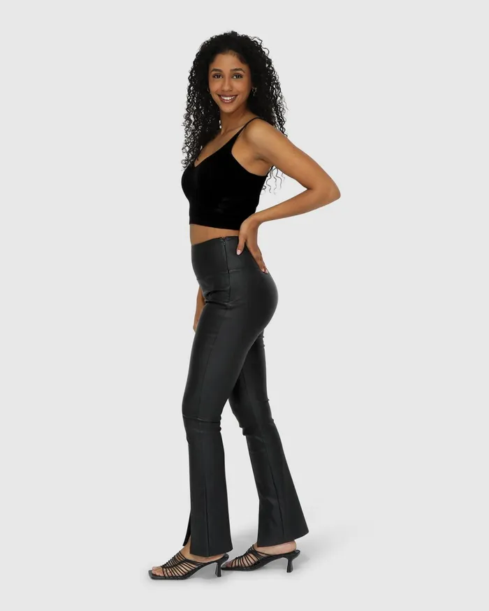 Women Pants and Skirts Belle and Bloom Midnight Rider Bootleg Pant 8211 Black