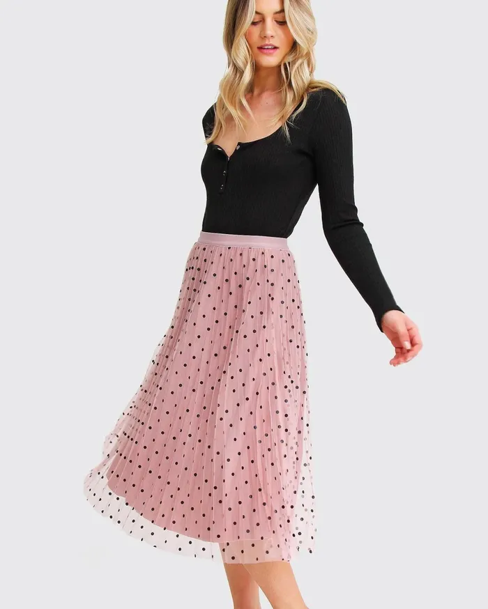 Women Pants and Skirts Belle and Bloom Mixed Feeling Reversible Skirt 8211 Pink
