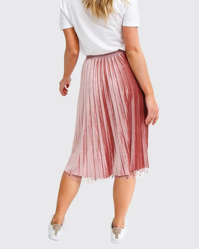 Women Pants and Skirts Belle and Bloom Mixed Feeling Reversible Skirt 8211 Pink