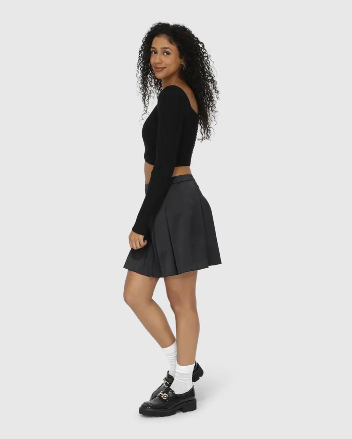 Women Pants and Skirts Belle and Bloom Palm Breeze Tennis Skort 8211 Black