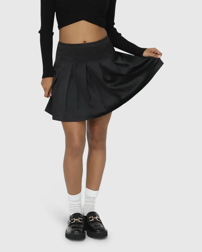 Women Pants and Skirts Belle and Bloom Palm Breeze Tennis Skort 8211 Black
