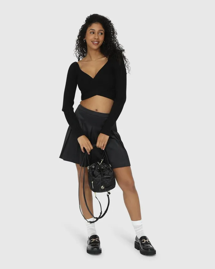 Women Pants and Skirts Belle and Bloom Palm Breeze Tennis Skort 8211 Black