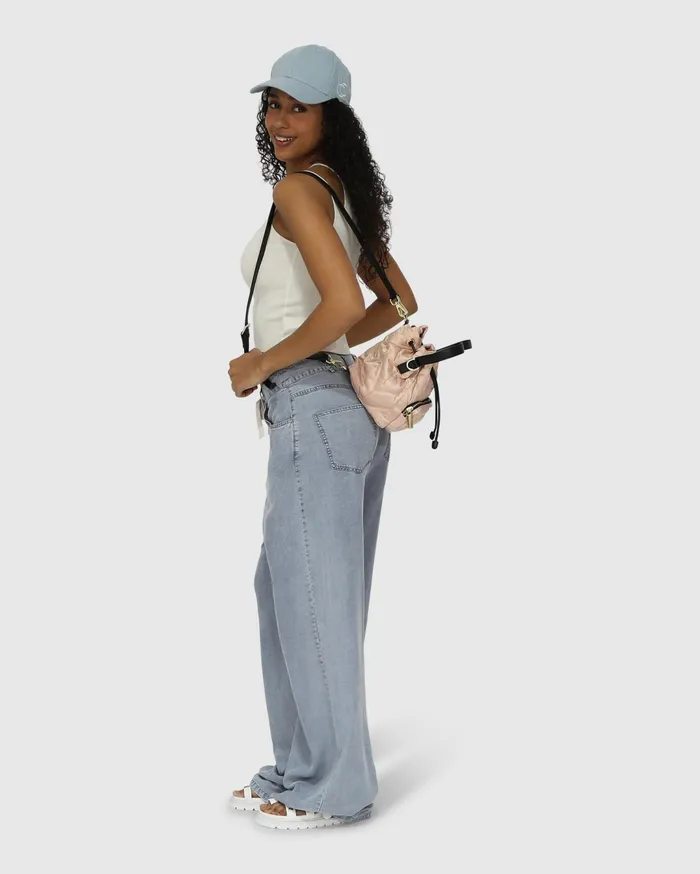 Women Pants and Skirts Belle and Bloom Set On You Wide Leg Pant 8211 Stonewash