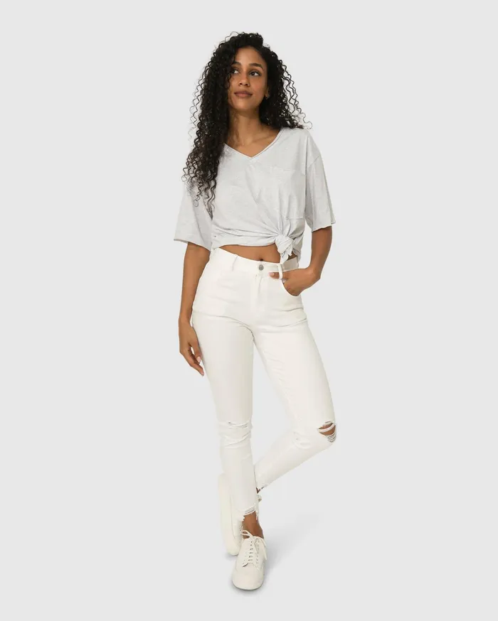 Women Pants and Skirts Belle and Bloom Skinny Dip Jeans 8211 White
