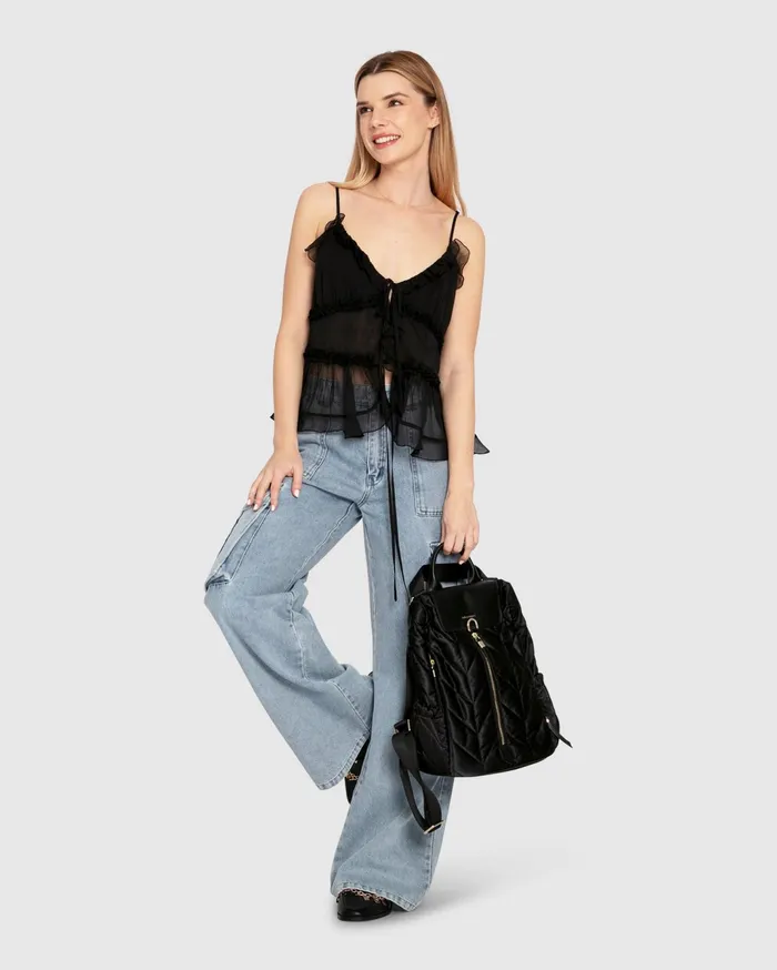 Women Pants and Skirts Belle and Bloom Southern Nights Cargo Jean