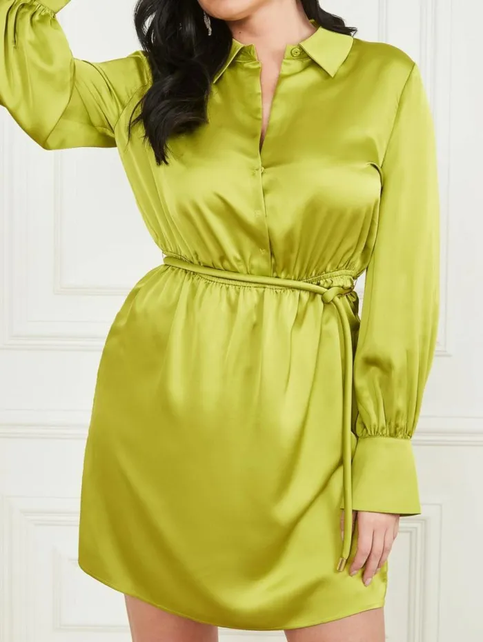 Women Petra Dress Take Root Green Marciano Dresses Women Petra Dress Take Root Green Marciano Dresses