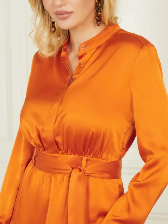 Women Phoenix Rising Dress Island Sunset Marciano Dresses Women Phoenix Rising Dress Island Sunset Marciano Dresses