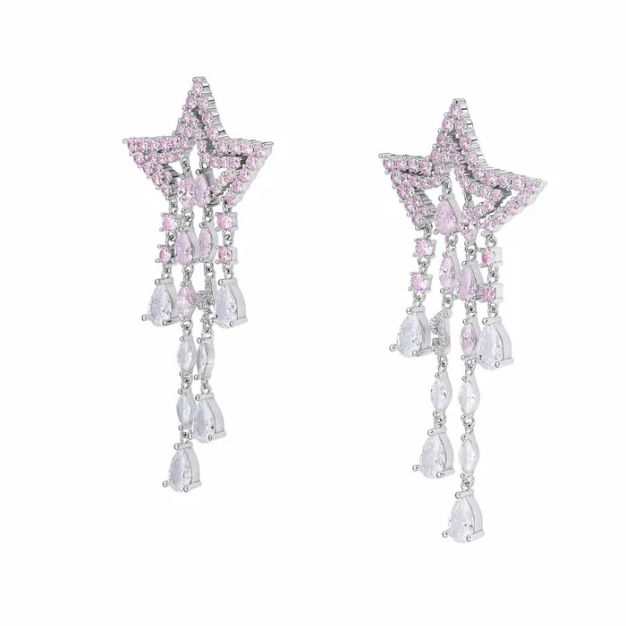 Women Pink Aria Earring Nana Jacqueline Earrings