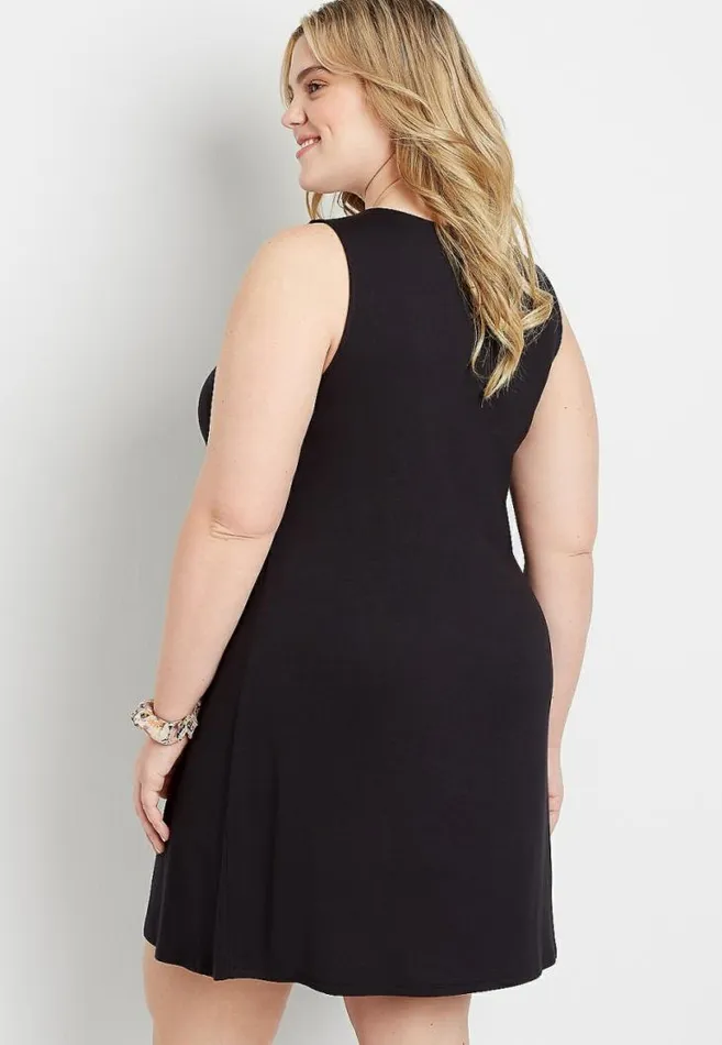 Women Plus Size 247 Keyhole Shift Dress Maurices Plus Dresses and Jumpsuits
