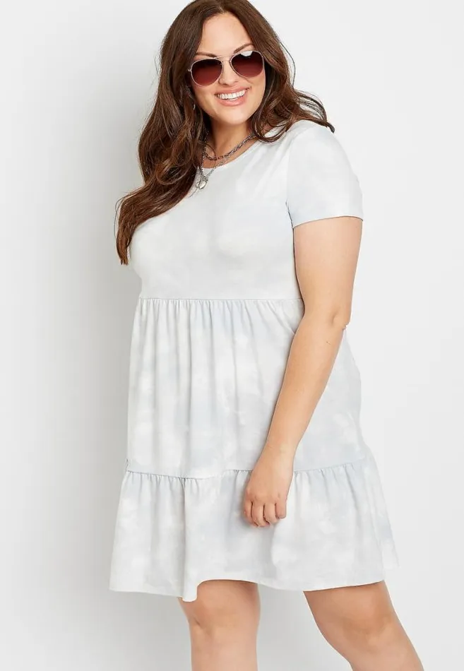 Women Plus Size 247 Tie Dye Babydoll Mini Dress Maurices Plus Dresses and Jumpsuits Women Plus Size 247 Tie Dye Babydoll Mini Dress Maurices Plus Dresses and Jumpsuits