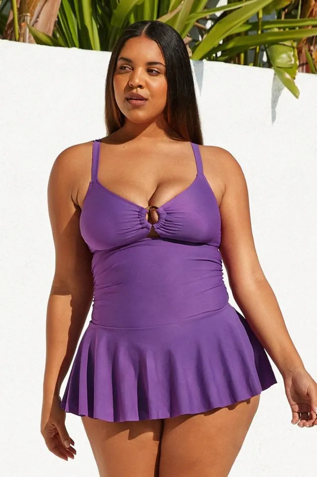 Women Plus Size and Curve Swimsuits Cupshe Purple Oring Plus Size One Piece Swimdress Purple Women Plus Size and Curve Swimsuits Cupshe Purple Oring Plus Size One Piece Swimdress Purple