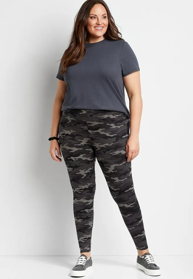 Women Plus Size High Rise Full Length Luxe Legging Maurices Plus Bottoms