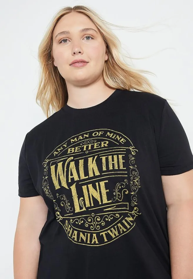 Women Plus Size Shania Twain Oversized Graphic Tee Maurices Plus Tops