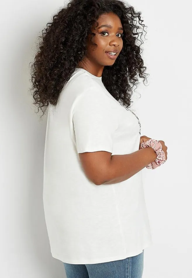 Women Plus Size Weekends Are For Adventures Oversized Graphic Tee Maurices Plus Tops