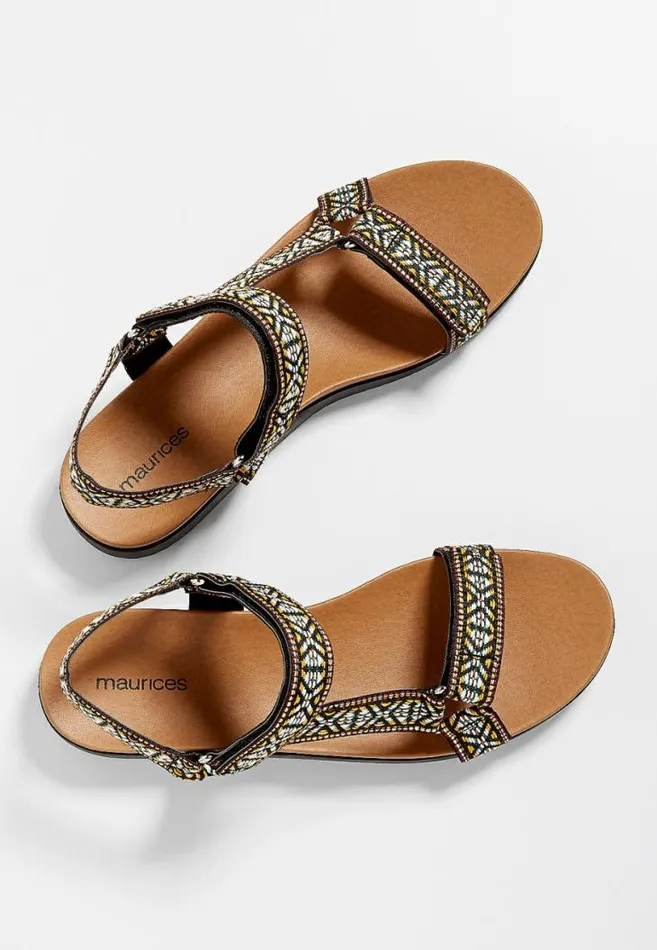 Women Polly Woven Strap Utility Sandal Maurices Sandals