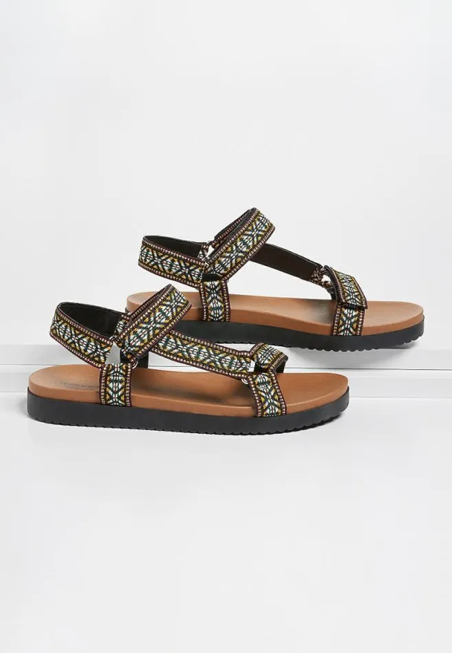 Women Polly Woven Strap Utility Sandal Maurices Sandals