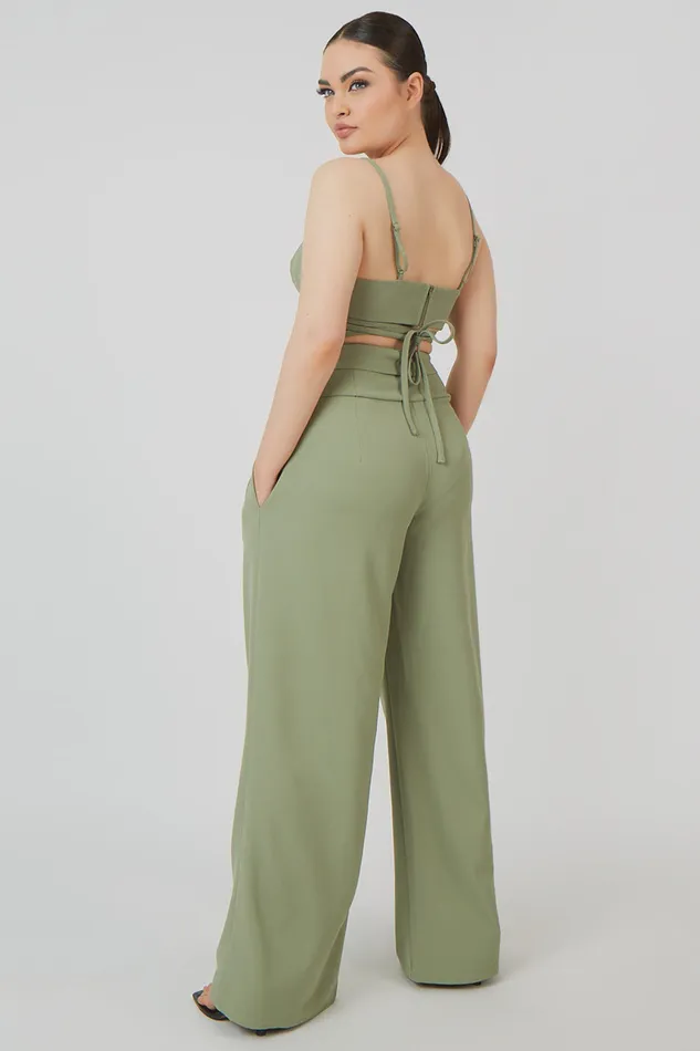 Women Premium Tie Wrap Detail Bralet Sage Kaiia Green Public Desire Tops Women Premium Tie Wrap Detail Bralet Sage Kaiia Green Public Desire Tops
