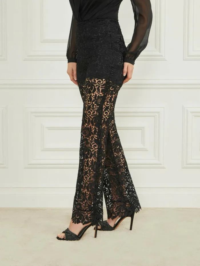 Women Primrose Lace Pant Black Marciano Bottoms Women Primrose Lace Pant Black Marciano Bottoms