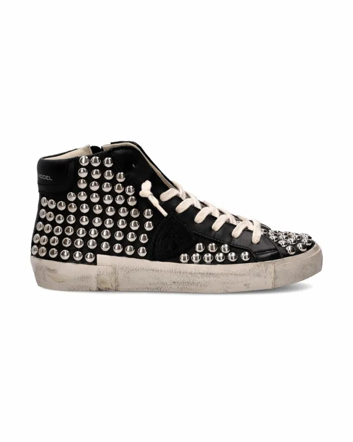Women Prsx Sneakers Black Shoes For Woman PM Philippe Model Paris Casual