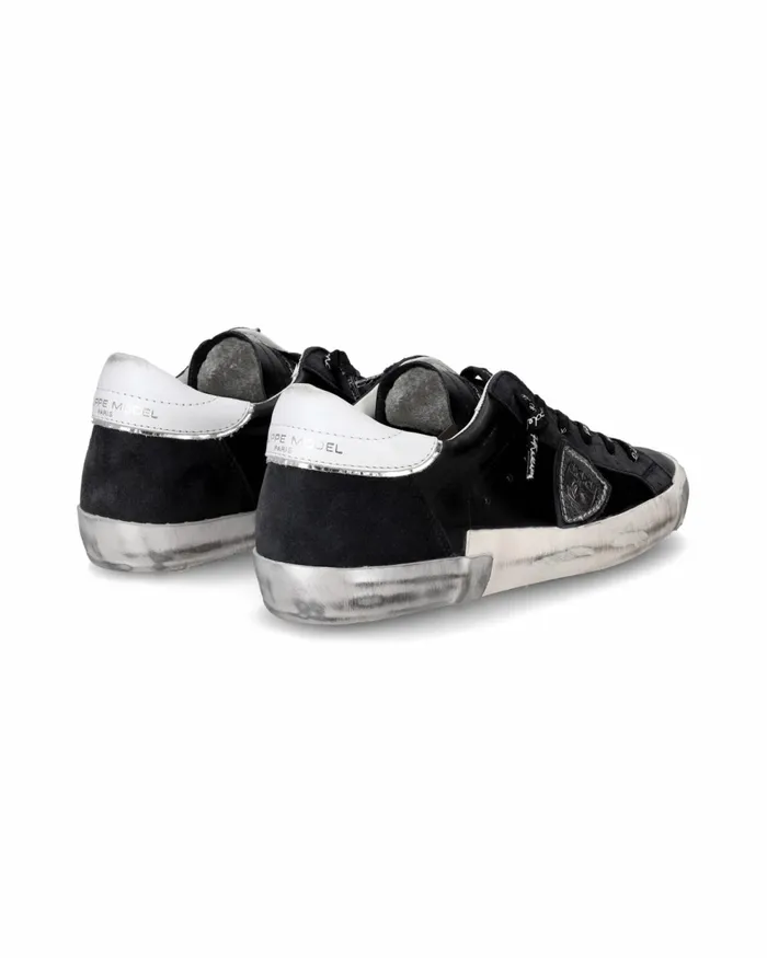 Women Prsx Sneakers BlackSilver Shoes Paris Philippe Model Paris Casual