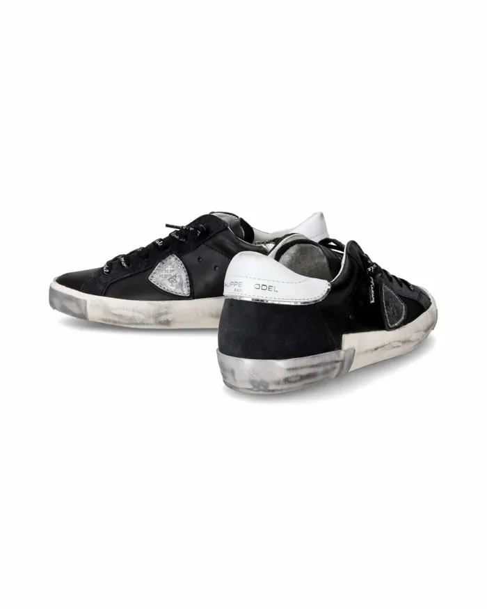 Women Prsx Sneakers BlackSilver Shoes Paris Philippe Model Paris Casual