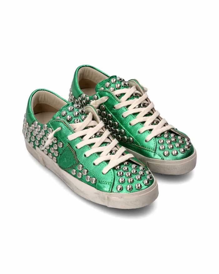 Women Prsx Sneakers Green Shoes Paris Philippe Model Paris Casual