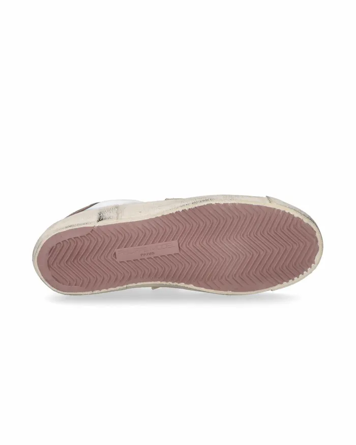 Women Prsx Sneakers WhiteYellow Shoes Philippe Model Paris Casual